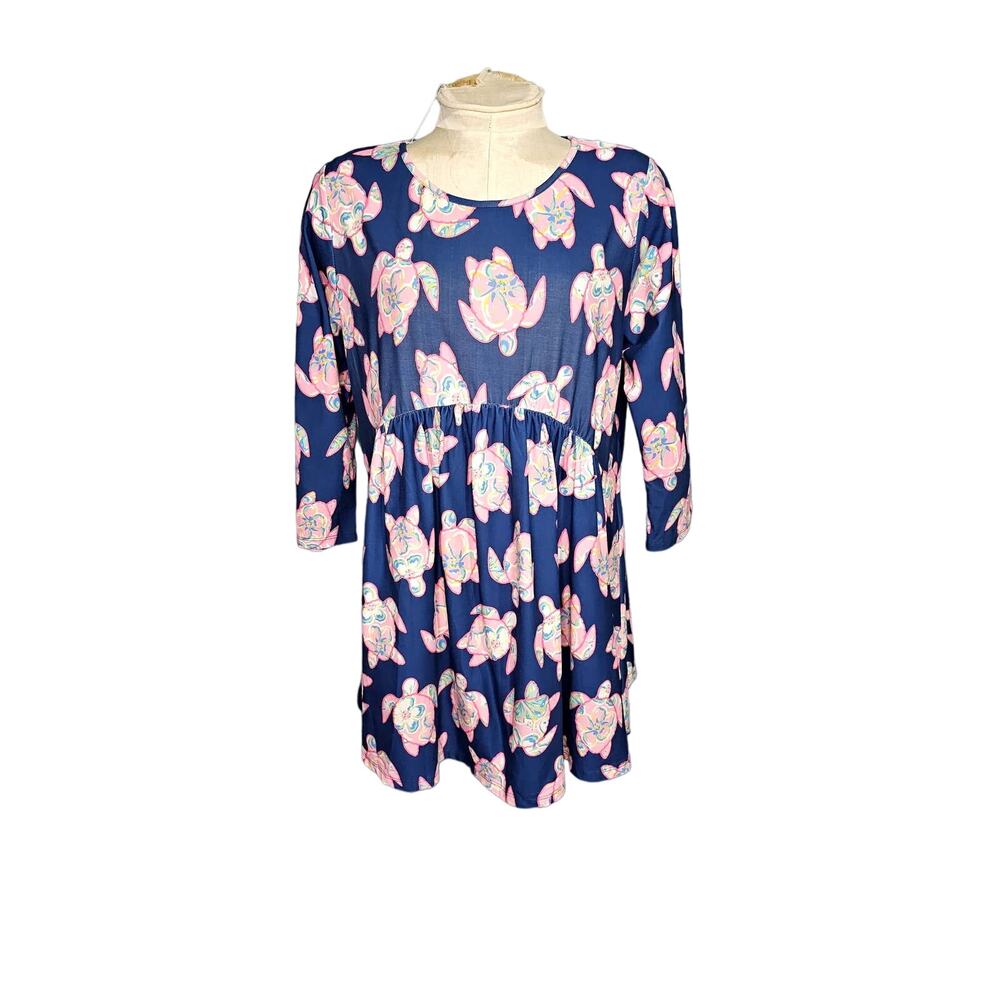 Simply‎ Southern Turtle dress Large